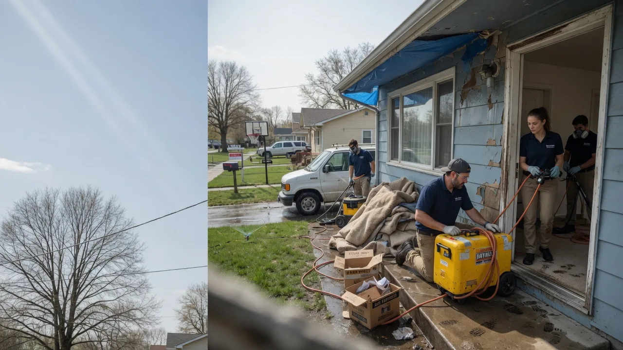 Basement Flood Cleanup in Prescott, WI near me